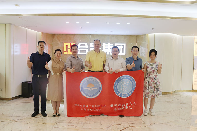 莞城街道領(lǐng)導(dǎo)蕭健峰一行走訪合景建設(shè)集團，共謀企業(yè)發(fā)展新篇章